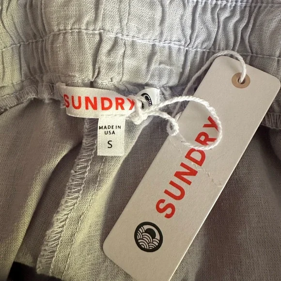 Sundry Hemp/Cotton Pants - Picture 3 of 8